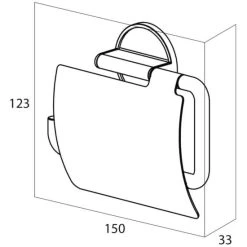 Bestes Angebot ⭐ Tiger Tune Toilettenpapierhalter Mit Deckel, Montage Ohne Bohren Dank Integrierter Klebefolie, Optional Befestigung Zum Schrauben, Messing Gebürstet/Schwarz, 150 X 123 X 33 Mm ❤️ -Tiger Verkäufe unnamed file 1042