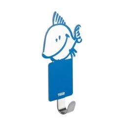Blitzangebot 😀 Tiger Kiddy Fish Wandhaken, Kleiderhaken, Garderobe Haken, Handtuchhaken, Edelstahl Rostfrei, Befestigen Ohne Bohren, Blau 👏