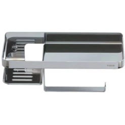 Besorgen 👏 Tiger Caddy Toilettenpapierhalter Mit Praktischer Ablage, Toilettenrollenhalter Aus Edelstahl Mit Ablagefläche Für Z.B. Smartphone Oder Einer Box Für Feuchtes Toilettenpapier, Farbe: Chrom ✔️ -Tiger Verkäufe unnamed file 113