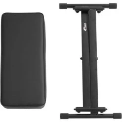 Coupon 🧨 Banco De Teclado, Taburete De Piano Tiger PST7-BK - Asiento Con Marco En X Ajustable En 4 Alturas Y 😍 -Tiger Verkäufe unnamed file 1151