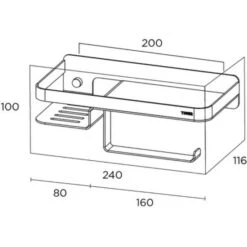 Besorgen 👏 Tiger Caddy Toilettenpapierhalter Mit Praktischer Ablage, Toilettenrollenhalter Aus Edelstahl Mit Ablagefläche Für Z.B. Smartphone Oder Einer Box Für Feuchtes Toilettenpapier, Farbe: Chrom ✔️ -Tiger Verkäufe unnamed file 117