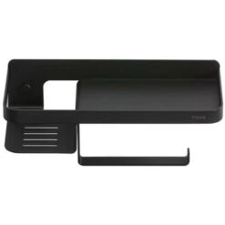 Billig 😀 Tiger Caddy Toilettenpapierhalter Mit Praktischer Ablage, Toilettenrollenhalter Aus Edelstahl Mit Ablagefläche Für Z.B. Smartphone Oder Einer Box Für Feuchtes Toilettenpapier, Farbe: Schwarz 🤩 -Tiger Verkäufe unnamed file 146