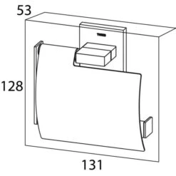 Neu ✨ Tiger Items Toilettenpapierhalter Mit Deckel Chrom, 281620346 🔔 -Tiger Verkäufe unnamed file 235