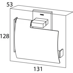 Neu ✨ Tiger Items Toilettenpapierhalter Mit Deckel Chrom, 281620346 🔔 -Tiger Verkäufe unnamed file 240