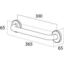 Großhandel 👏 Tiger Libra Safety Haltegriff 30 Cm Edelstahl Gebürstet, 1330030946 👏 -Tiger Verkäufe unnamed file 261