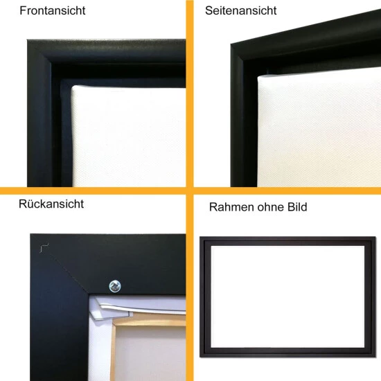 Coupon 🥰 Tiger Leinwandbild 100x70 Cm Im Bilderahmen | Wandbild | Schattenfugenrahmen | Kein Poster 🤩 3 Coupon 🥰 Tiger Leinwandbild 100x70 Cm Im Bilderahmen | Wandbild | Schattenfugenrahmen | Kein Poster 🤩 – Bild 3