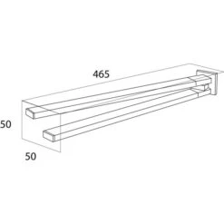 Bestes Angebot ❤️ Tiger Items Handtuchhalter 2-armig Edelstahl Gebürstet, 283720946 😉 -Tiger Verkäufe unnamed file 358