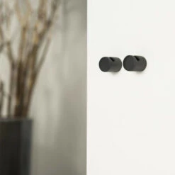 Aktion 😍 Tiger Bold Haken Klein, 2 Stück, Handtuchhaken Aus Edelstahl, Schwarz-matt,1, 9x1, 9x2, 4 Cm ❤️