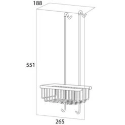 Blitzangebot 🎁 Tiger Exquisit Dusch-Haengekorb, 489920346 🤩 -Tiger Verkäufe unnamed file 475