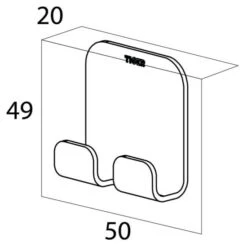 Aktion 😉 Tiger Doppel-Handtuchhaken Colar Ohne Bohren Chrom 1314630346 👍 -Tiger Verkäufe unnamed file 507