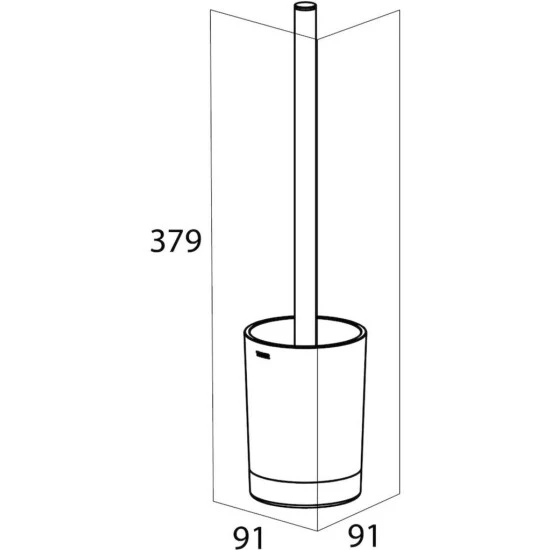 Aktion ❤️ Tiger Tune Toilettenbürste, Freistehend, Messing Gebürstet/Schwarz ✔️ 5 Aktion ❤️ Tiger Tune Toilettenbürste, Freistehend, Messing Gebürstet/Schwarz ✔️ – Bild 5