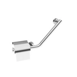 Brandneu 🛒 Tiger Boston Haltegriff Mit Papierhalter Rechts; Edelstahl Poliert, 299150346 🎉