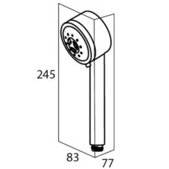 Bestpreis 🧨 Tiger Duschkopf Boston Massage Edelstahl Poliert 👏 -Tiger Verkäufe unnamed file 716