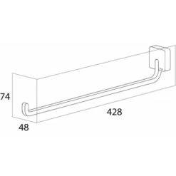 Coupon 🎉 Tiger Impuls Handtuchhalter, Edelstahl Gebürstet 🛒 -Tiger Verkäufe unnamed file 739