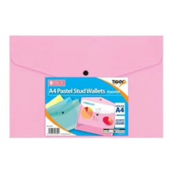 Auslauf 😀 Tiger Stationery - Brieftasche Mit Druckknöpfen, A4 8er-Pack SG21643 (Einheitsgröße) (Pastell-Lila/Pastellgrün/Pastellblau/Pastel Geld) 💯 5 Auslauf 😀 Tiger Stationery - Brieftasche Mit Druckknöpfen, A4 8er-Pack SG21643 (Einheitsgröße) (Pastell-Lila/Pastellgrün/Pastellblau/Pastel Geld) 💯 -Tiger Verkäufe unnamed file 771