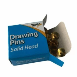 Bester Verkauf 👏 Tiger Stationery - Heftzwecken 2500er-Pack SG18935 (Einheitsgröße) (Messing) 🎉