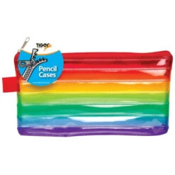 Billig 🔥 Tiger Stationery - Regenbogen - Schreibmäppchen - Kunststoff SG21645 (Einheitsgröße) (Bunt) ✨