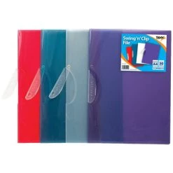 Aktion ✔️ Tiger Stationery - Swing 'N' Clip Akte, A4 5er-Pack SG21650 (Einheitsgröße) (Bunt) 🎉