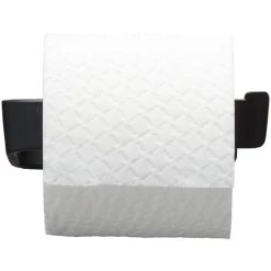 Aktion 🤩 Tiger Tess Toilettenpapierhalter, Montage Zum Kleben Oder Schrauben, Kunststoff, Farbe: Schwarz, 145x45x81 Mm 🥰 -Tiger Verkäufe unnamed file 823