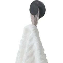 Coupon 🛒 Tiger Urban Haken, Handtuchhaken Zum Kleben, Farbe: Schwarz, Mit Austauschbaren Dekor-Ringen Zur Individuellen Gestaltung 🔥