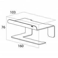 Billig 🥰 Tiger Toilettenpapierhalter Mit Ablage Colar Silbern 1314230946 🔥 -Tiger Verkäufe unnamed file 952