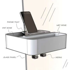 Billig ✨ Tiger 2-Store Duschkorb Für Duschwand Weiß 🥰 -Tiger Verkäufe unnamed file 98