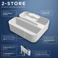 Billig ✨ Tiger 2-Store Duschkorb Für Duschwand Weiß 🥰 -Tiger Verkäufe unnamed file 99