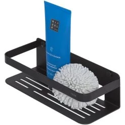 Blitzangebot 😀 Tiger Duschkorb Caddy Rechteck Klein, Duschablage Aus Edelstahl, Schwarz Pulverbeschichtet 👍