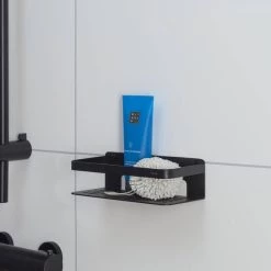 Blitzangebot 😀 Tiger Duschkorb Caddy Rechteck Klein, Duschablage Aus Edelstahl, Schwarz Pulverbeschichtet 👍 -Tiger Verkäufe unnamed file 999